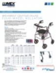 Product Sheet - Walkabout Four-Wheel Contour Deluxe Rollator